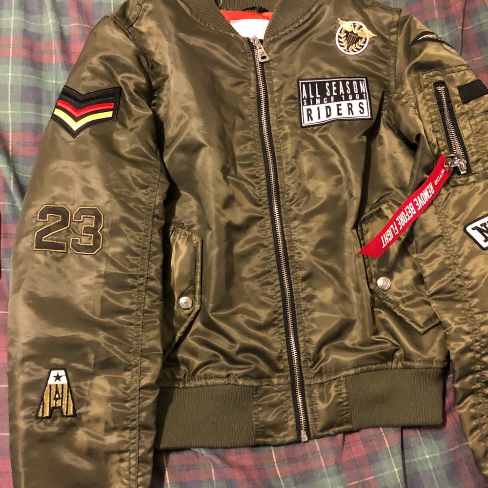 Green jacket